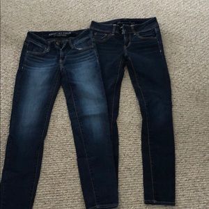 American eagle skinny jeans super stretch